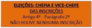 Eleições. Chefia DTLLC